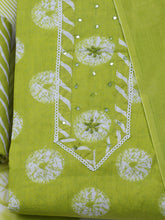 Printed Cotton Blend Unstitched Suit With Dupatta